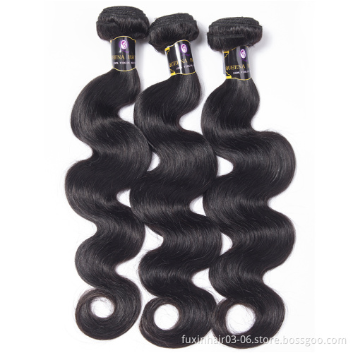 Brazilian long style natural human hair extension all types of woman hair weavons